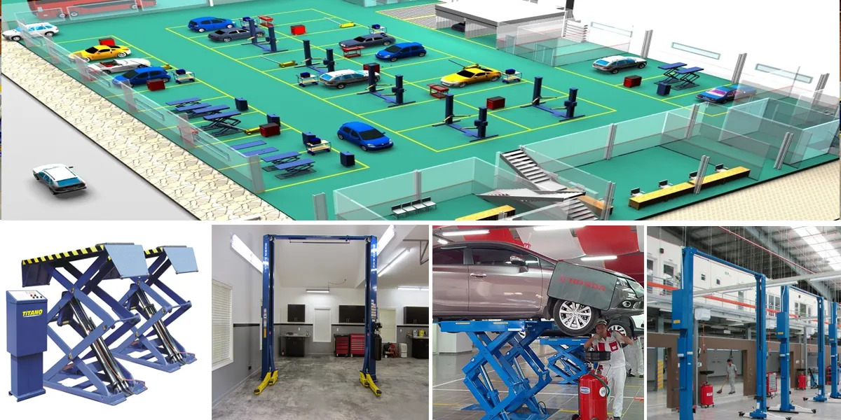Tổng Hợp Thiết Bị Gara Ô Tô Và Dụng Cụ Cần Thiết 2026