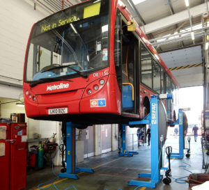 Cầu nâng 4 trụ độc lập Sefac PMX412065