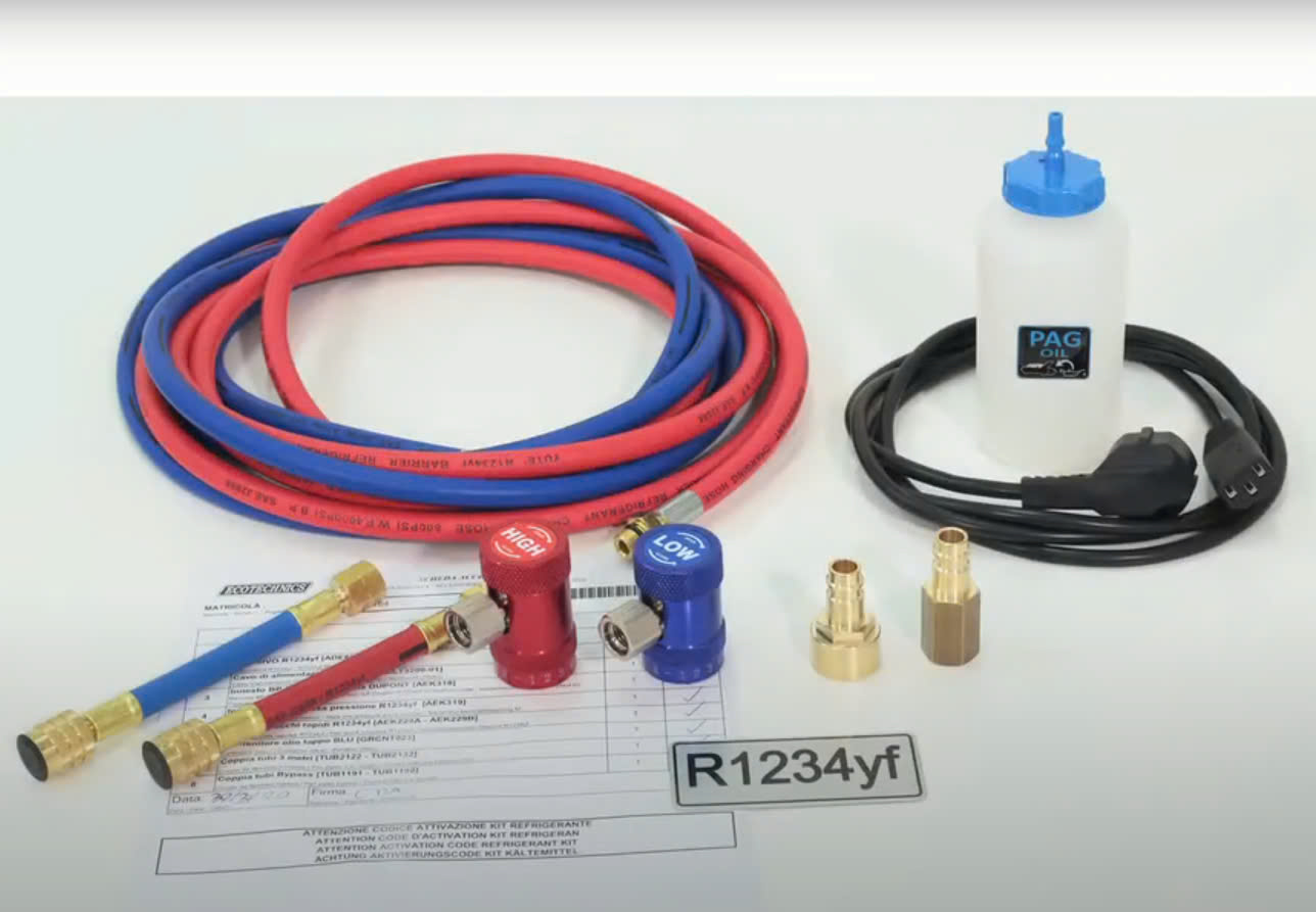 Máy Nạp Gas Điều Hòa Ô Tô Tự Động Ecotechnics ECK Cinquecento12 HFO1234yf