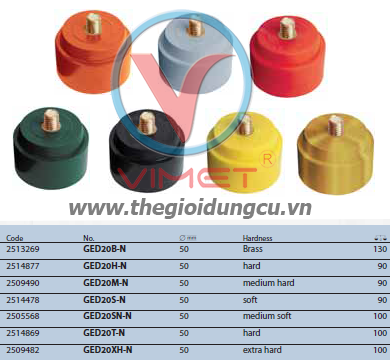 Đầu búa đồng 50mm Gedore GED20B-N