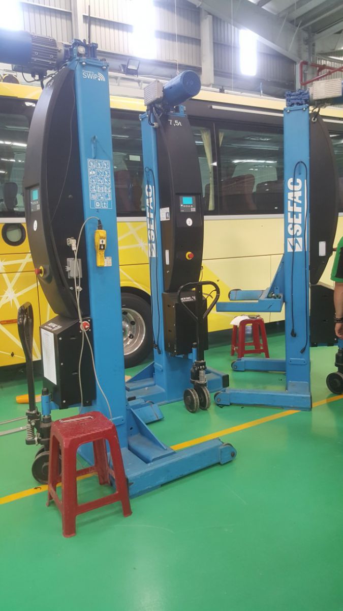 Cầu nâng 4 trụ độc lập Sefac PMX412065