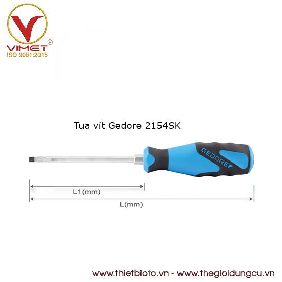 Tua vít dẹt 4.5mm Gedore 1845217