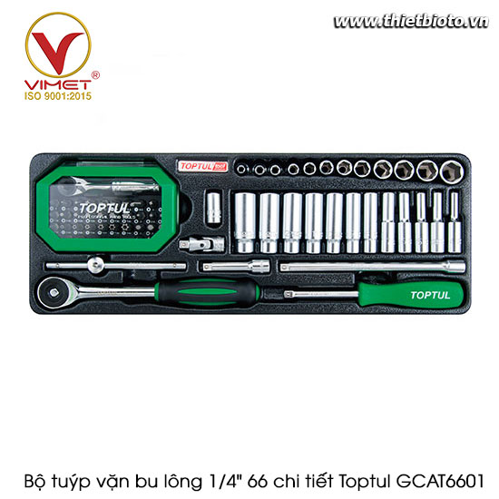 Bộ tuýp vặn bu lông 1/4