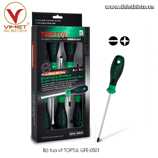 Bộ tua vít TOPTUL GFE-0501