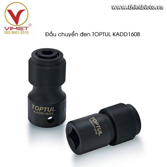 Đầu chuyển súng bắn bulong sang bắn vít đen TOPTUL KADD1608