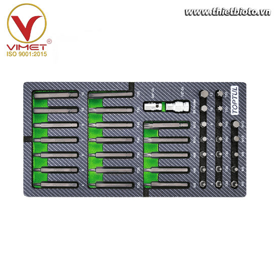 Khay đầu vít đa năng 40PCS TOPTUL GEA0401