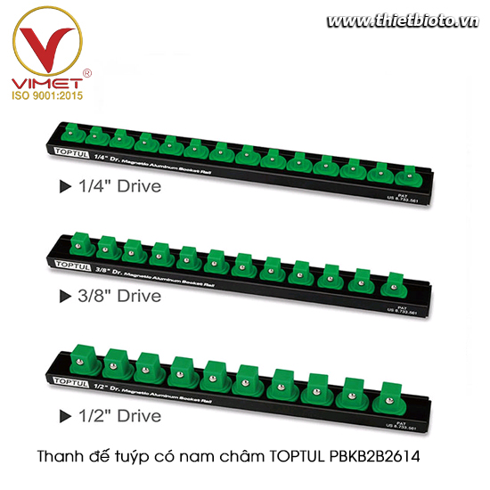 Thanh đế tuýp có nam châm TOPTUL PBKB2B2614