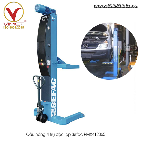 Cầu nâng 4 trụ độc lập Sefac PMX412065
