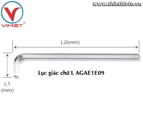 Lục giác chữ L (dài) 1.5mm TOPTUL AGAE1E09