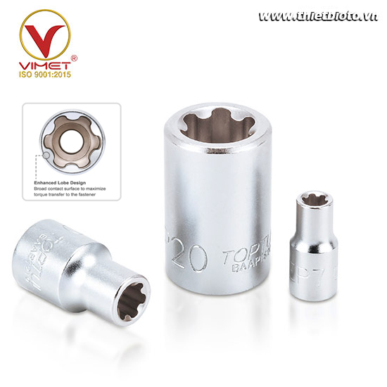 Đầu tuýp Torx Plus® EP TOPTUL BAAP1618